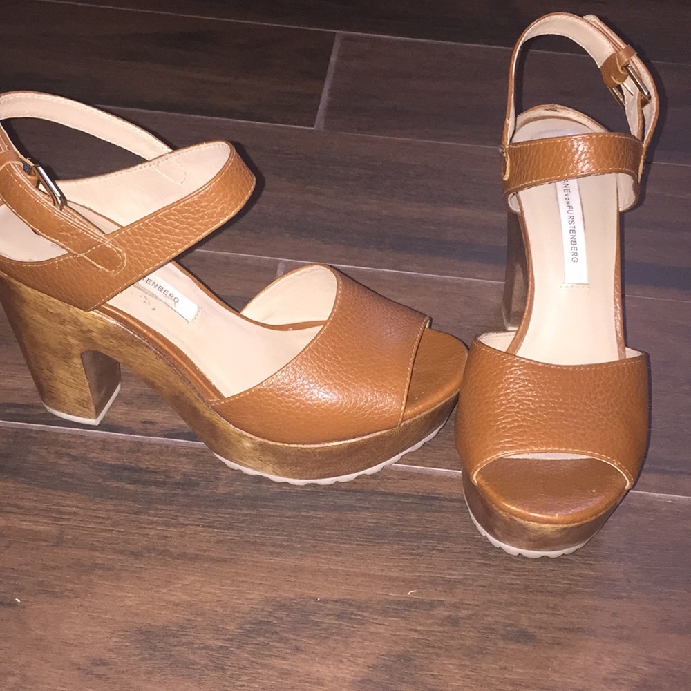 Dvf Tan Wedges